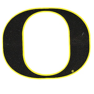 Classic Oregon O, Outside, Decal, 4"